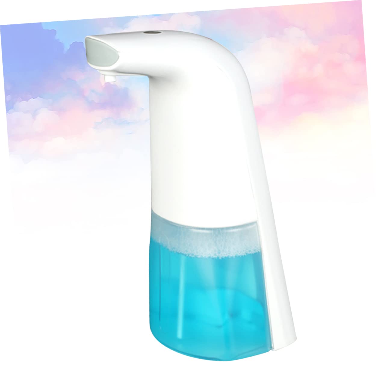 Cabilock Dispensador Automático de Jabón de 300ml, Sensor Infrarrojo sin Contacto, Abs y PE, de Pared y Mesa, para Baño y Cocina