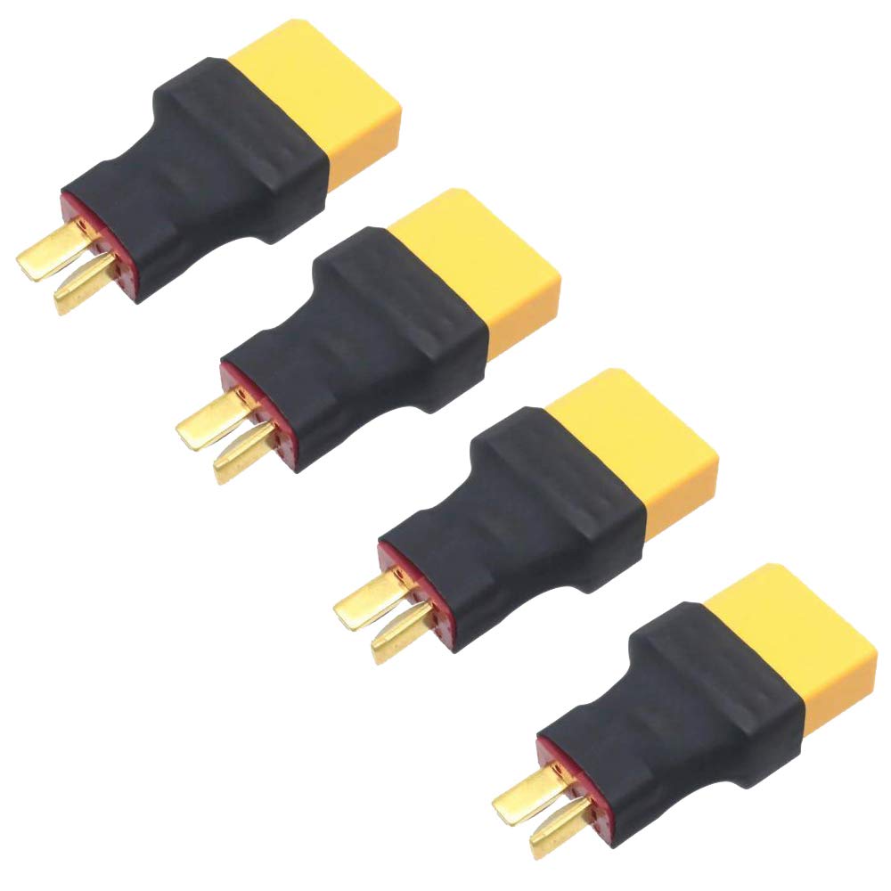4 Paar XT60 Auf XT90 Adapter – Für RC LiPo Akkus, Konvertierung Stecker/Buchse