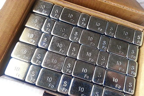 Contrapesas Adhesivas Acero cromadas 60 grs.