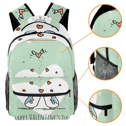 Sac à dos d'école pour adolescentes filles garçons voyage décontracté - 3