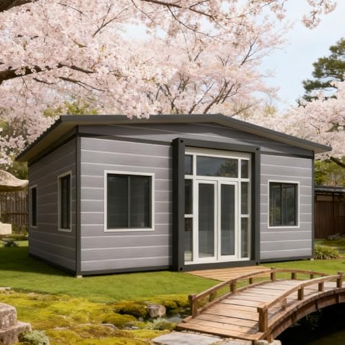 20ft Customizable Modern Prefab House Garden Aesthetic,Prefabricated Modular Home for