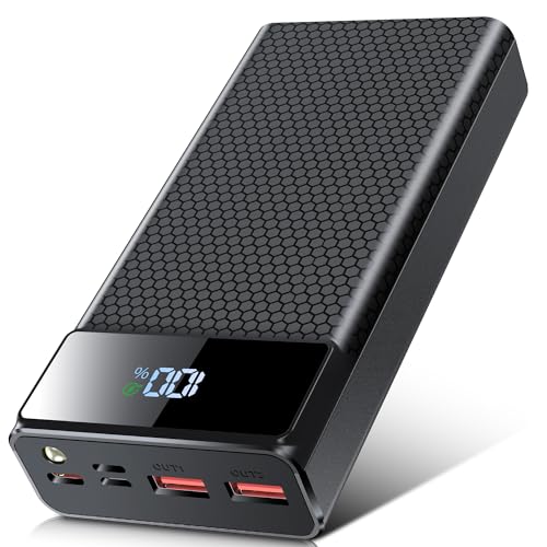 46800mAh Power Bank Phone Charger, Fast Charging 22.5W & PD 20W USB-C Input/Output, 5 Charging ports, Digital Display&Torch, Compatible for iPhone,Samsung,Tablet 46800mAh Power Bank Phone Charger, Fast Charging 22.5W & PD 20W USB-C Input/Output, 5 Charging ports, Digital Display&Torch, Compatible for iPhone,Samsung,Tablet