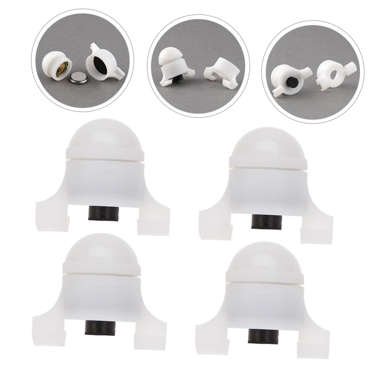 jojofuny 12pezzi Led Fishing Bite Alarm Lamps Impermeabili Alta Sensibilità Notturne Per Canne Da Pesca Indicatori Di Abboccamento Pratici e Facili Da Usare