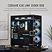 CORSAIR iCUE Link 3500X RGB Mid-Tower ATX PC Case – Panoramic Tempered Glass – Reverse Connection Motherboard Compatible – 3X CORSAIR iCUE Link RX120 RGB Fans Included – Black