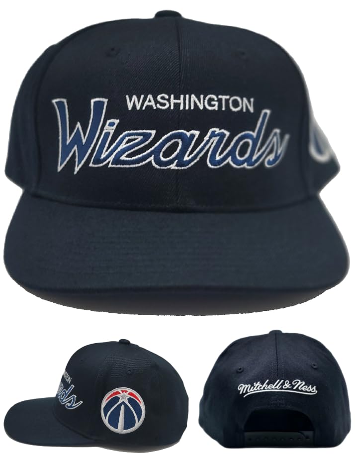 Mitchell & Ness Gorra Snapback Negra Azul miniatura 1