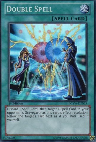 YU-GI-OH! - Double Spell (LCYW-EN065) - Legendary Collection 3: Yugi's World - Unlimited Edition