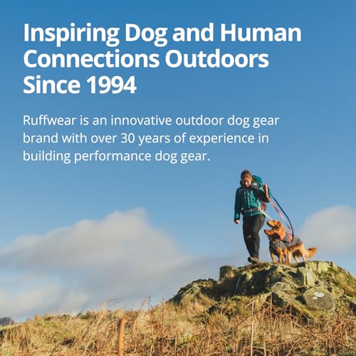 Ruffwear, Climate Changer Hunde-Fleeceweste, leicht, warm, Wintermantel für Hunde mit verstellbarer Passform, Schnellverschluss-Schnallen, reflektierender Rand und Geschirr-Kompatibilität, Basaltgrau