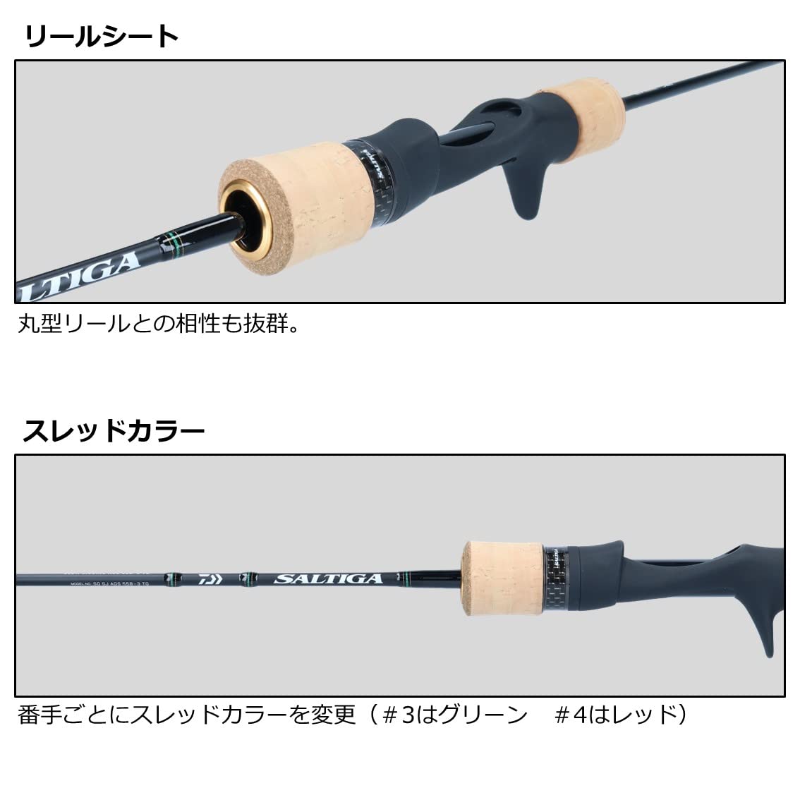 Amazon | ダイワ(DAIWA) ジギングロッド ソルティガ SJ AGS 55B-2 TG 