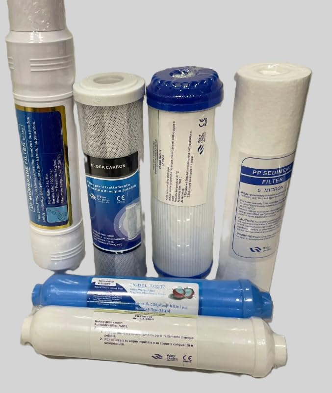 Universal-Ersatz-Set für Wasserfilter 6/7 Stufen mit UF-Membran