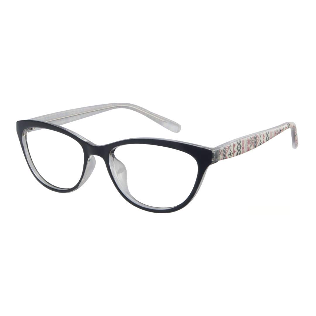 ProEyes Aries, Progressive Multifocal Reading Glasses, Zero Magnification on Top Lens, Anti Blue Light Resin Lens