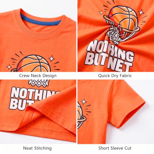 Image of DEEKEY Toddler Boys Shirts Short-Sleeve Little Kids t Shirts Boys' Tops, Tees & Shirts Graphic TEE Age for 2-7 Years 4-Pack