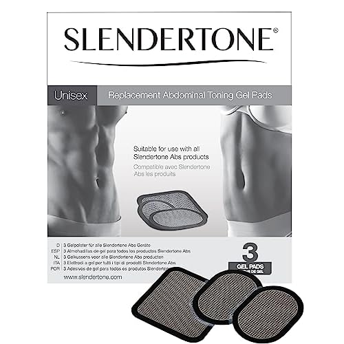 Slendertone Abs Gel Pads, Replacement Toning Pads for All Slendertone Abdominal Toning…