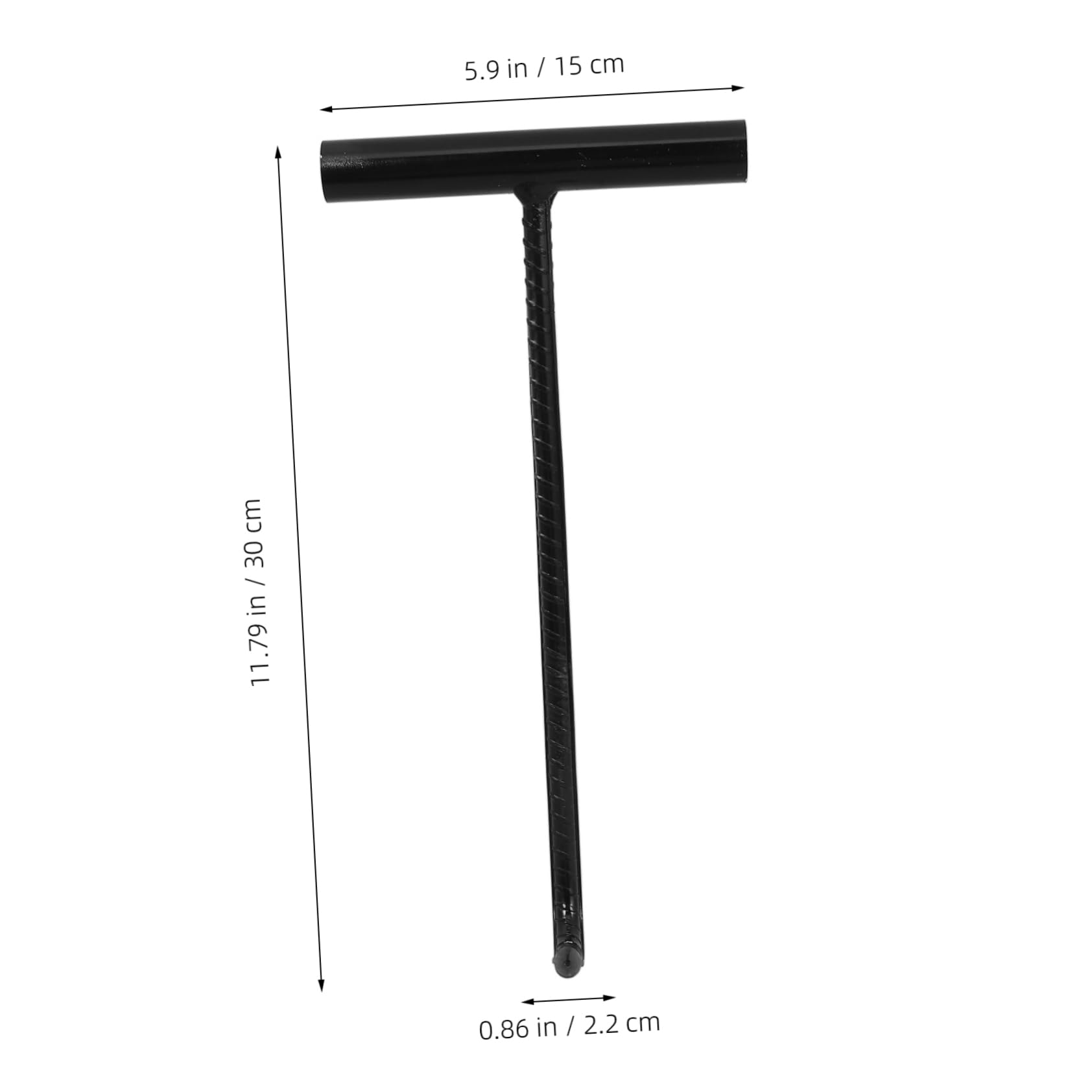 Luxshiny Portable Manhole Cover Lifter Hooks 2pcs t Handle Lifting Hook for Drain Grate