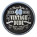 Creative Converting 24 Count Vintage Dude 40th Birthday Round Dessert Plates