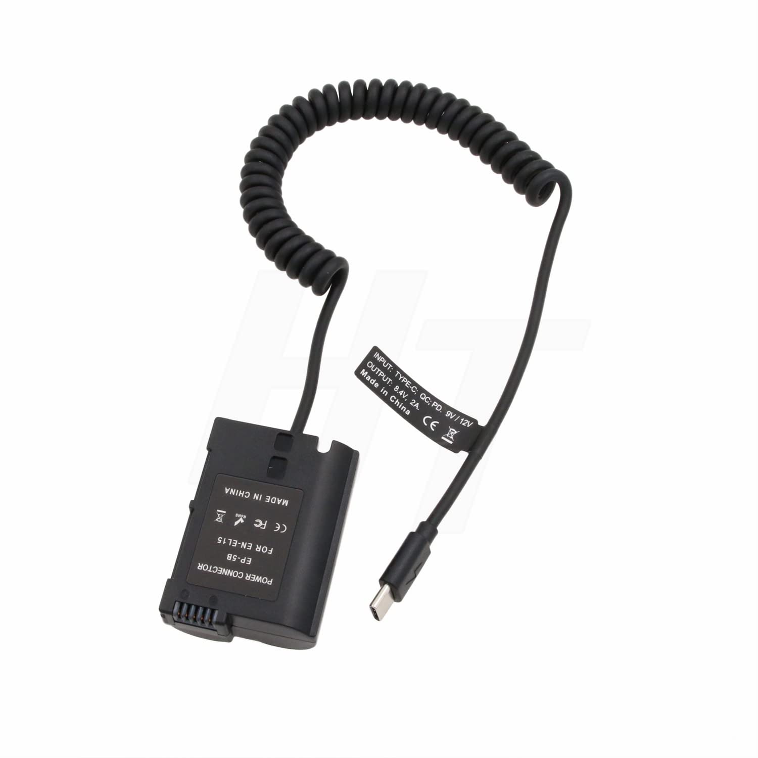 EN-EL15 DUMMY BATTERY DC AC Adapter For D7000 D7100 D7200 D750 D800E