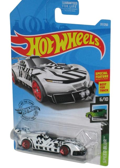 Hot Wheels Track Ripper, Speed Blur 6/10 Blanco miniatura 1