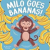 Milo Goes Bananas! - Little Hippo Books - Children's Padded Board Book