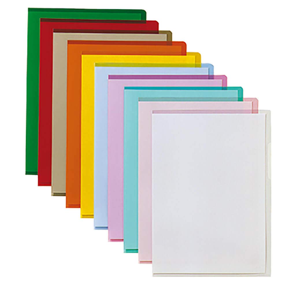 Bene Klarsichthüllen A4, orange/205000 PVC 150my Inh.100