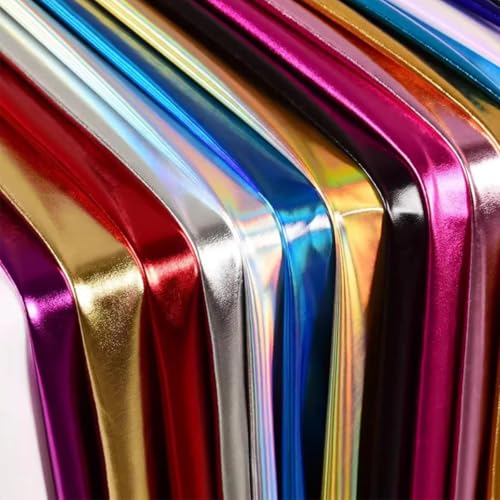Tissu extensible doux irisé 100x150cm résistant pour couture facile