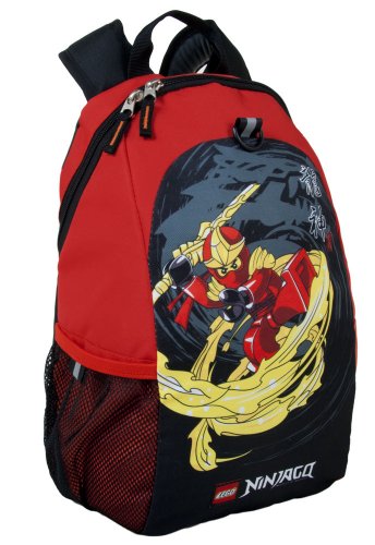 LEGO Heritage Basic Backpack Ninjago Kai, Red, One Size