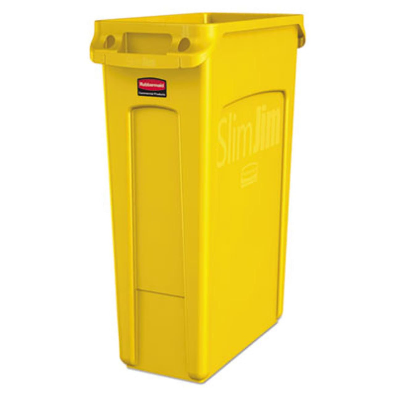Rubbermaid Commercial Products Slim Jim 90L White Pedal Waste Bin