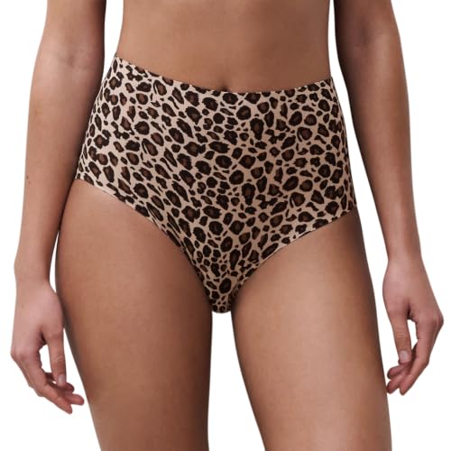 Chantelle Damen Softstretch Slip mit Hoher Taille, Leopard Nude, One Size