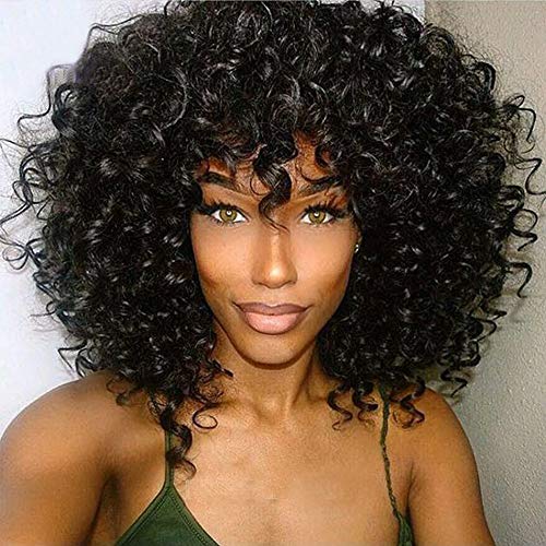 200-Density-Curly-Human-Hair-Wigs-Full-Machine-Made-Wigs-with-Bangs-Human-Hair-Curly-Wig-Brazilian-Remy-Short-Curly-Wig-Natural-Color-16-Inch