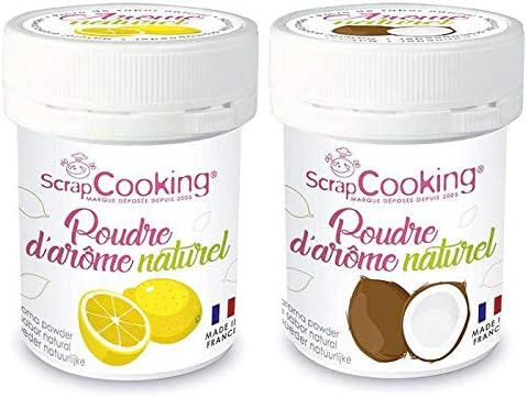 Natural flavour powder 15 g x 2 - lemon & coconut