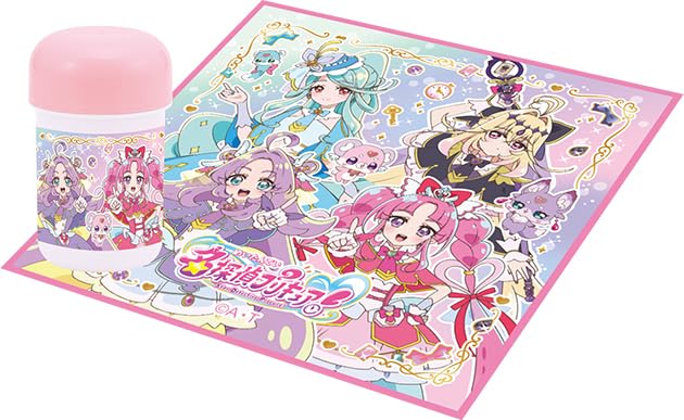 小森樹脂 おしぼりセット 名探偵プリキュア 約直径6.2×高さ10.2cm おし…