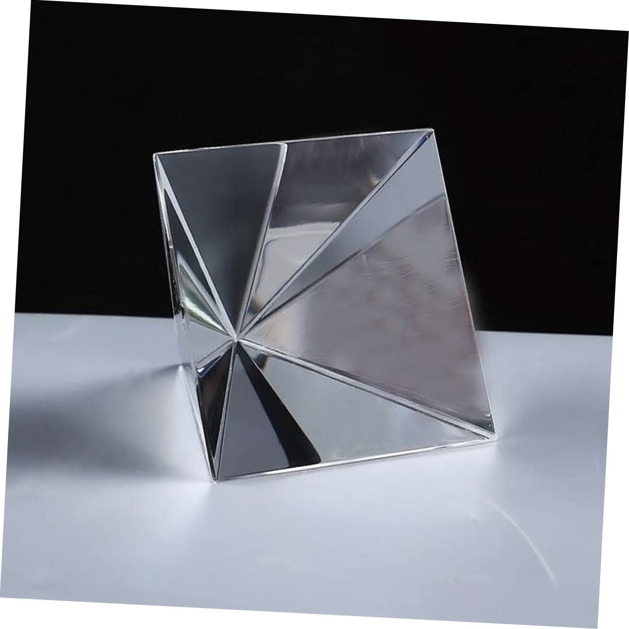 Cabilock Kristallprisma 80mm Optisches Glas in Vierseitiger Pyramidenform