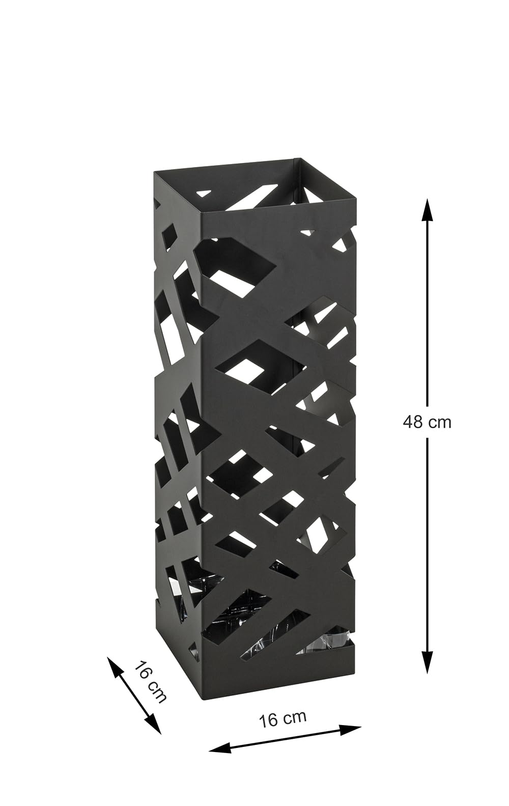 Haku Möbel – Set di 6 sedie pieghevoli metallo, Metallo, Alluminio/Nero