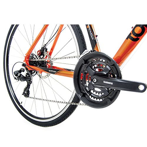 Tommaso Forza Tourney Hybrid Disc Brake Fitness Bike, Orange