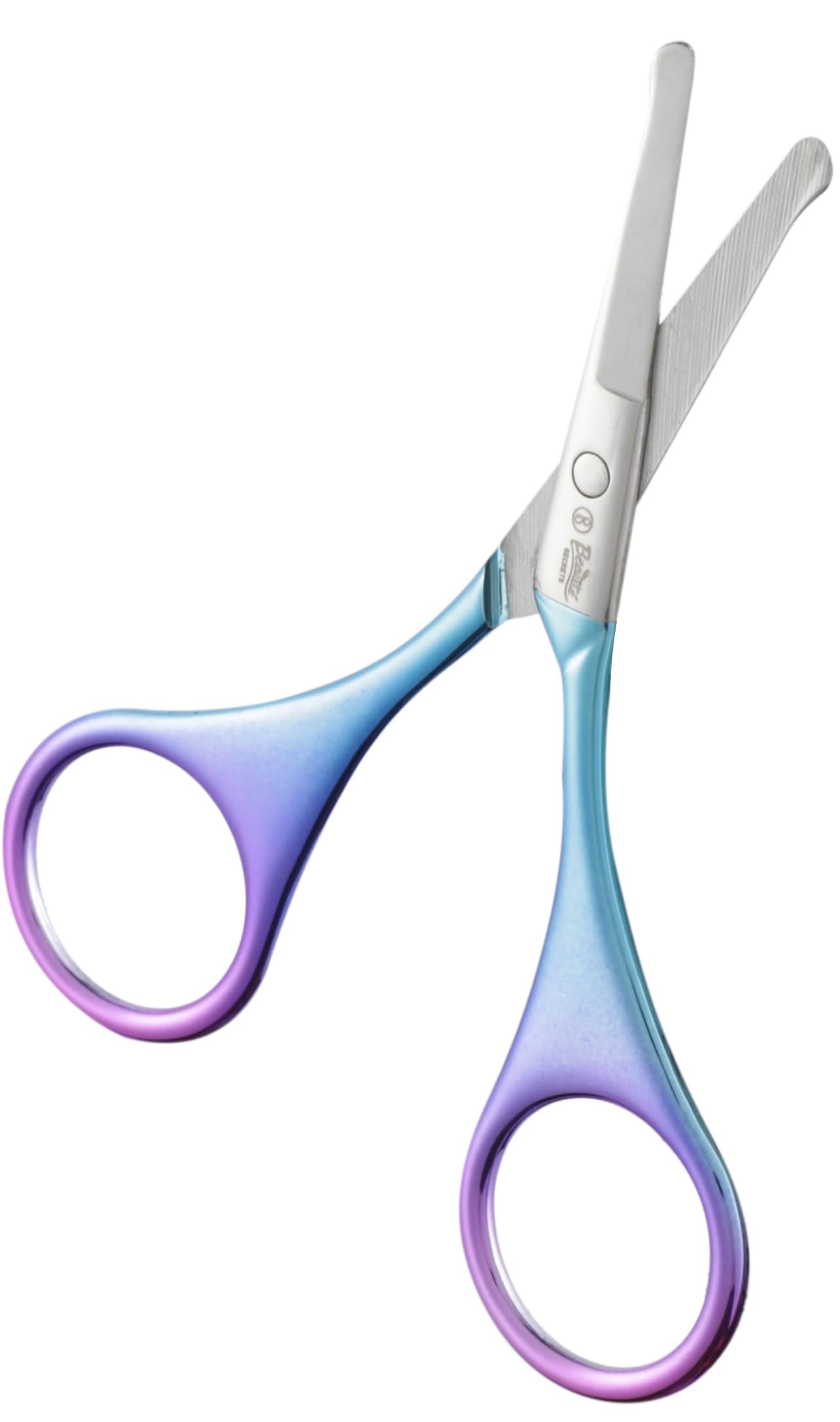 Beauté Secrets Luxury Scissors for Hair Cutting Nose Hair Scissors Rounded Tip, Nasal Scissors Facial Hair Scissors Stainless Steel Blunt Tip Scissor for Nose, Moustache, Beard, Grooming (Blue) (B08YYRHMHW) Amazon Price History, Amazon Price Tracker