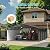 Metal Carport,20x20 Car Port Heavy Duty Metal for Snow,Car Tent Garage with Galvanized Metal Roof,Outdoor Two Car Carports All Weather