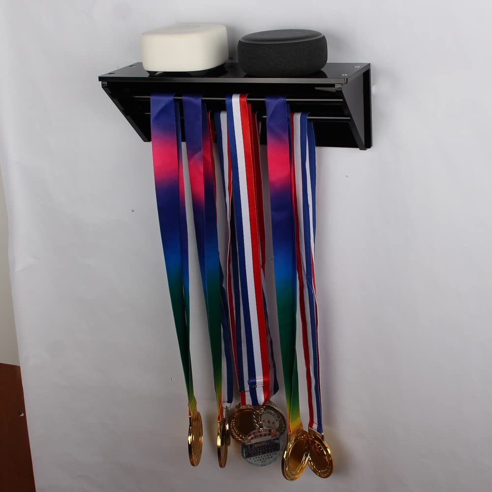 Soporte de medallas para exhibición de trofeos, 3.9 x 11.8 Pulgadas, Colgador de Pared