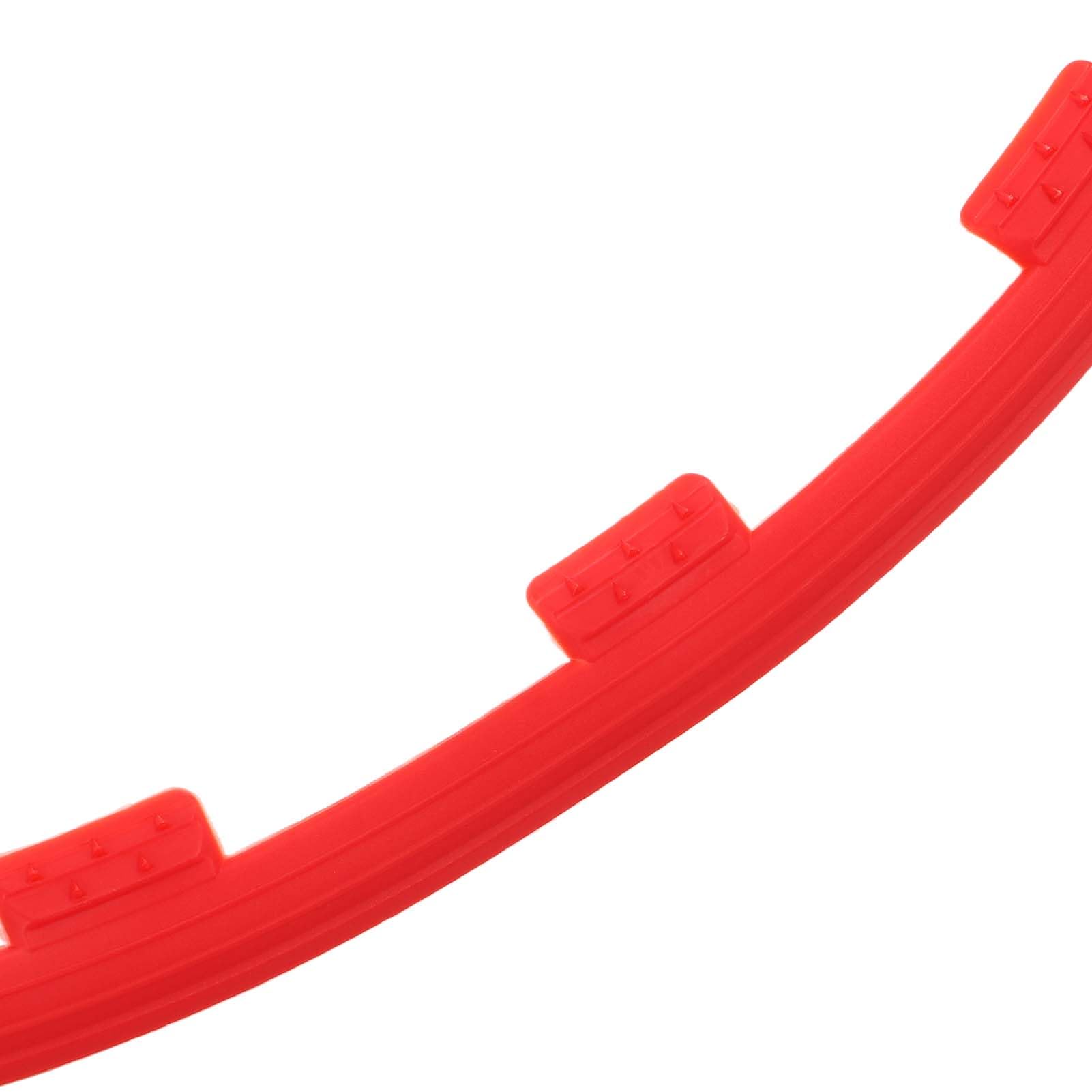 CHICIRIS Radkantenschutzring Rot Nylon Felgenschutzring für Räder 4 Stück