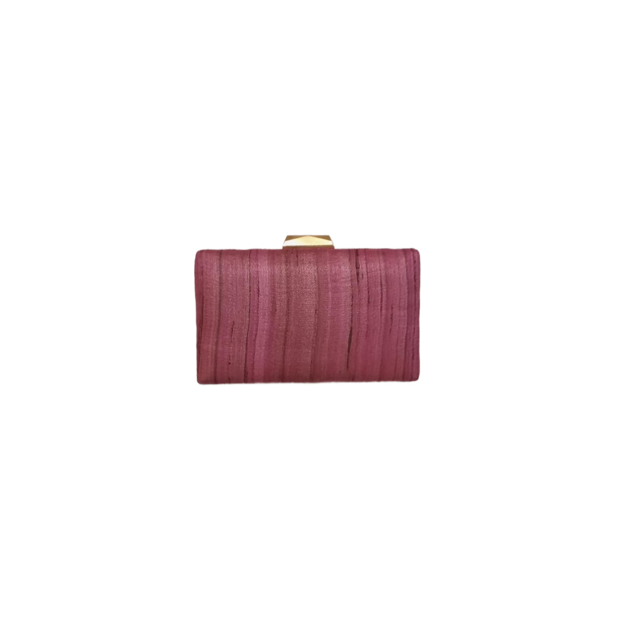 Pochette en soie LA KASHA artisanale multicolore pour femme taille Medium