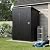 4.5 Ft. W X 2.5 Ft. D Metal Lean-to Storage Shed