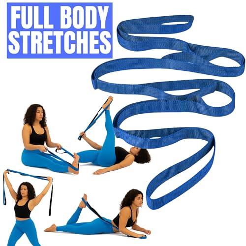 Senshi Japan Best Stretching Strap Exercise Bands for Physical Therapy and Exercise for Flexibility Perfect Yoga Straps for Stretching Fascia, Hamstring & Leg Stretcher - Image 6