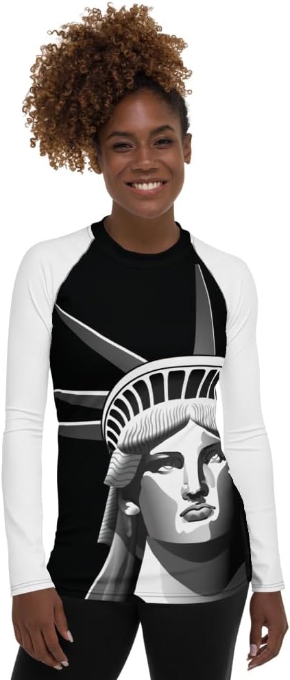 Lady Liberty - Women's Rash Guard Bust