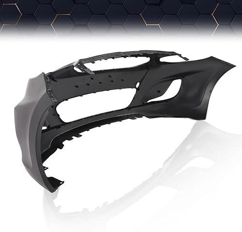 Vista 22 de PIT66 Cubierta de parachoques delantero Fascia compatible con Hyundai Genesis Coupe 2010-2012 imprimado HY1000180, 615343714813