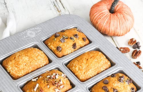 USA Pan Bakeware Nonstick Mini Loaf Pan, 8-Well - Image 5