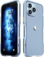 Vista 22 de HENGHUI Parachoques de aluminio compatibles con iPhone 12 Mini de 5.4 PULGADAS, estuche con marco metálico, parachoques delgado de diseño genial
