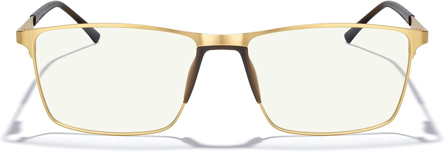 MERRY'S Reading Glasses - Fashion Blue Light Blocking Glasses Metal Frame Spring Hinge Readers for Men Eyeglasses