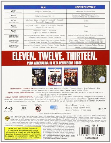 Ocean's 11-12-13 (3 Blu-Ray) [Italian Edition] image 5