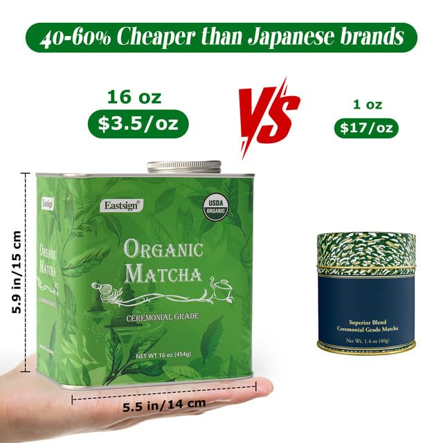 Té Matcha 16 Ounce en polvo para Latte miniatura 4