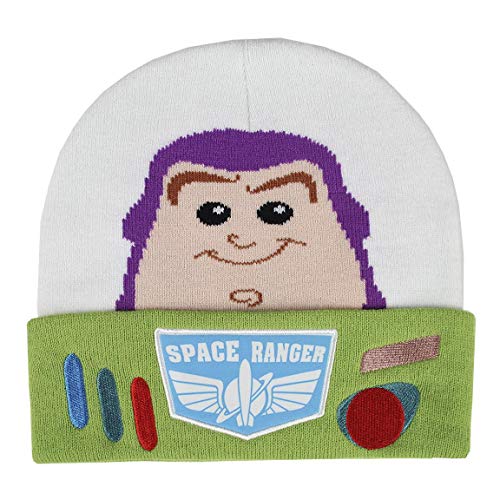 Cerdá Life'S Little Moments 2200005883 Gorro Buzz Lightyear 3D-Licencia Oficial Disney, Blanco/Verde, Talla Única Unisex Niños