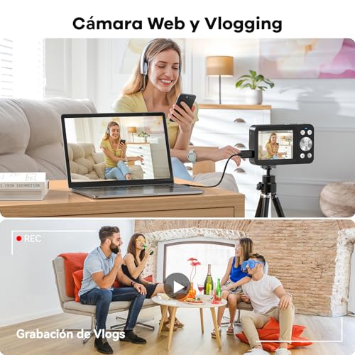 Ficha técnica DEATTI Cámara Digital 4K 64MP FHD Camerá de Fotos con Tarjeta de 64GB Cámara Compacta Zoom 18X y 2 Baterías Recargable Compacta Portátil Cámara para Niños Principiantes Adulto Negro - Fernando Cortés Ficha técnica DEATTI Cámara Digital 4K 64MP FHD Camerá de Fotos con Tarjeta de 64GB Cámara Compacta Zoom 18X y 2 Baterías Recargable Compacta Portátil Cámara para Niños Principiantes Adulto Negro - Fernando Cortés