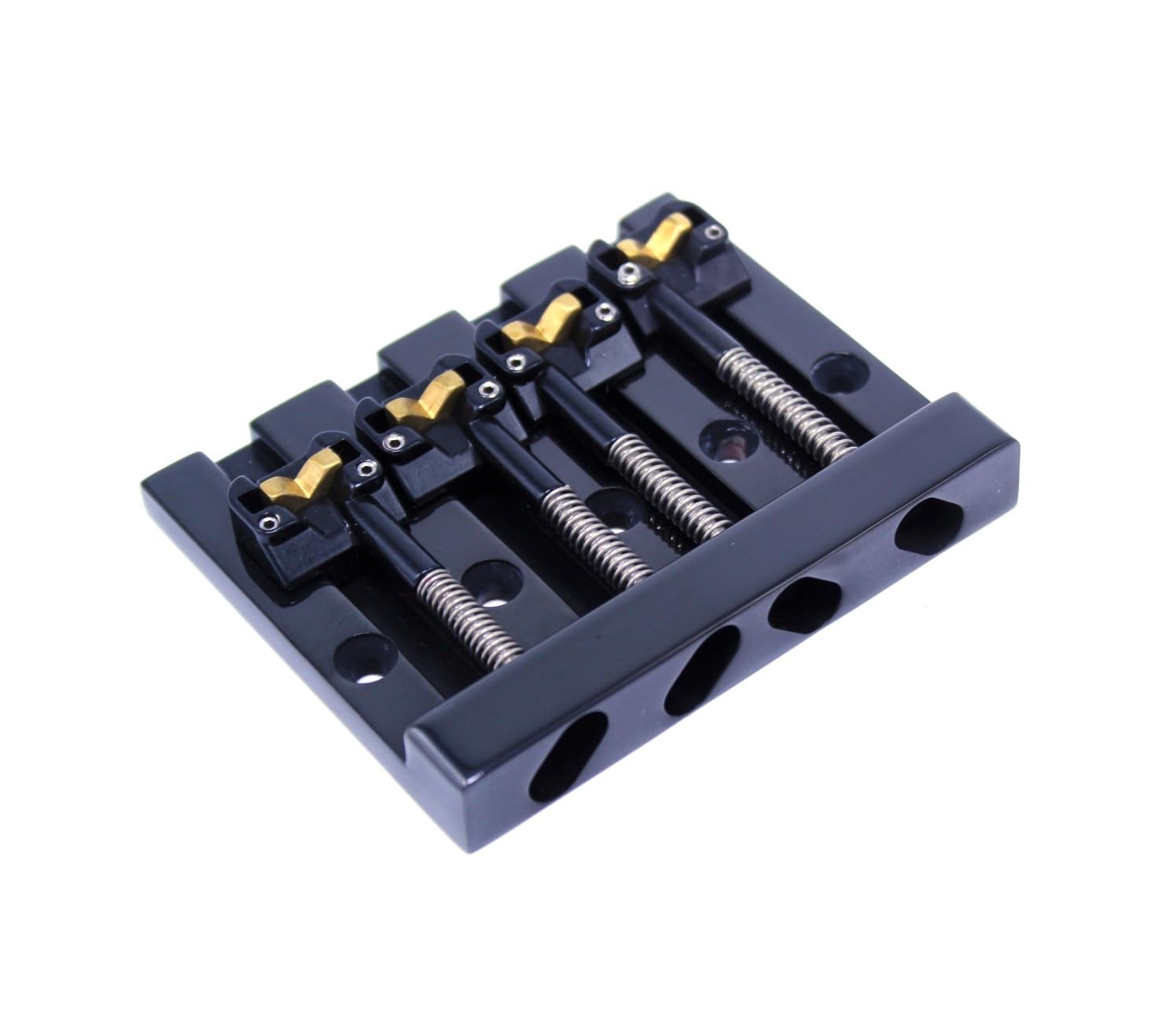 Hipshot KickAss High-mass Bass Bridge for 5-bolt Fender, Black