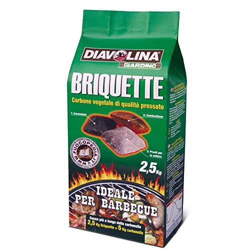 Charbon Diavolina 2500 gr pour éviter la fumée lors des grillades